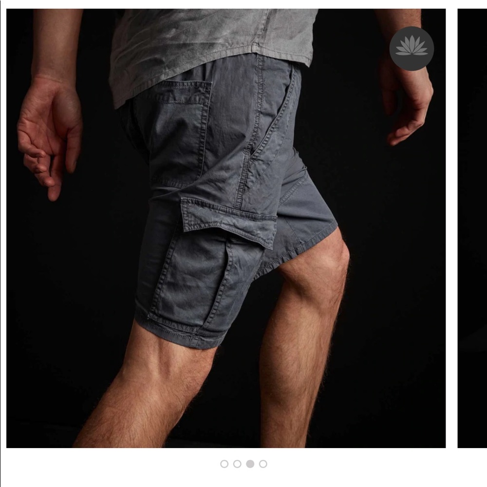 James Perse Stretch Poplin Cargo Shorts